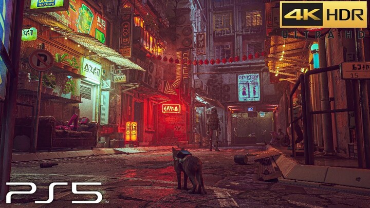 Stray  -  First Gameplay on PS5  [4K HDR]