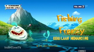 TRANS7 HD • Oggy And The Cockroaches • Musim 7 Fishing Frenzy • Episode Bahasa Indonesia