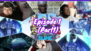 That time i Got Reincarnated as a Slime S1 Episode1 Reaction Mashup part1