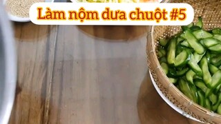 Làm nộm dưa chuột p5