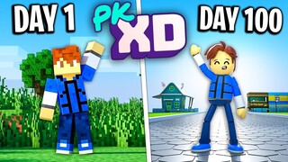I Survived 100 Days IN A NEW UNIVERSE !?