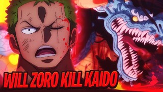 MOMEN ZORO NGAMUK DAN MENEBAS KAIDO GARA2 KAPTENNYA DI MAKAN OLEHNYA - One piece terbaru