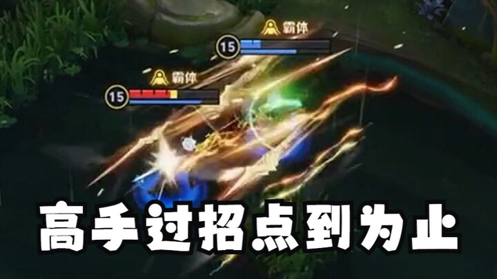 高手过招点到为止