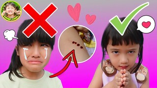 เฌอเบ็ท โดนพี่ออมเล็ต เอาดินสอทิ่ม แม่อุ๊สอนให้รักกัน | SHERBET FUNNY