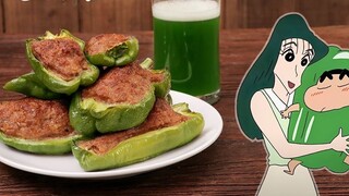 Good morning, Shin-chan. It's green pepper time now [Anime-restored cuisine]