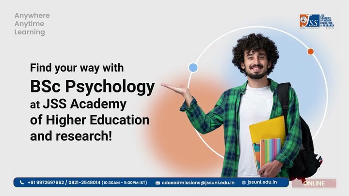 Explore Psychology Online with BSc from JSS | NAAC A+ | AICTE Approved