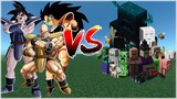 Radits / Nappa VS Minecraft Angry Mobs! - Bedrock Edition / MCPE 1.18
