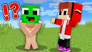 Mikey Took Off JJ's Clothes Prank in Minecraft JJ and Mikey Challenge Prank (Maizen Mazien Mizen)