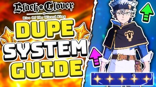 How To MAXIMISE Your Characters With Dupes (Black Clover Mobile)