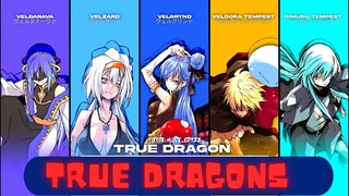 STRONGEST BEINGS THE TRUE DRAGONS  ! TENSEI SHITARA SLIME DATTA KEN