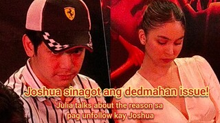 Joshua Garcia NILINAW ang DEDMAHAN sa BINONDO w/Julia Barretto, Julia sinagot ang pag UNFOLLOW