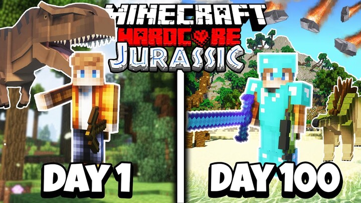 I Spent 100 Days on a JURASSIC ISLAND in Minecraft & here’s what happened...