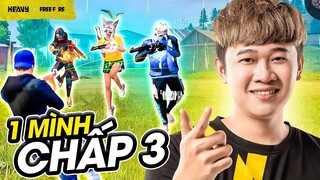 Team Free Fire Chơi Solo Tử Chiến 1 Cân 3 Cực Gắt !!! | HEAVY Free Fire