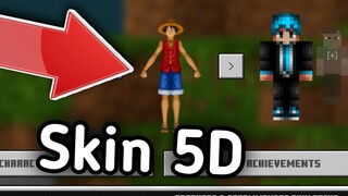 สอนลง!! Skin 5D ในมายคราฟ (ทำได้จริง) | Minecraft PE