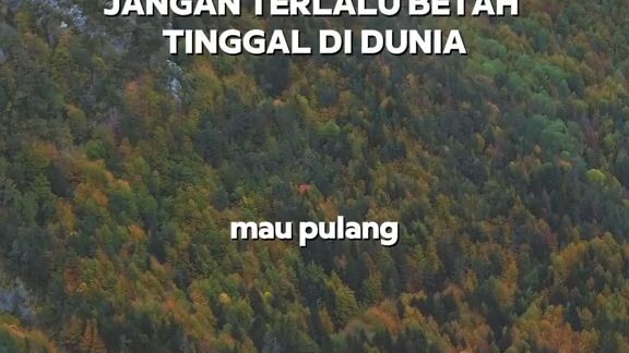 Dunia Hanya Tempat Persinggahan