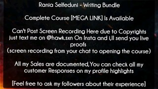 Rania Selfeduni - Writing Bundle Course Download | Rania Selfeduni Course