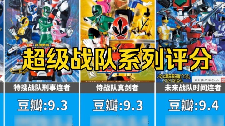 Which Sentai series has the best reputation? Super Sentai TV Douban and IMDb ratings ranking