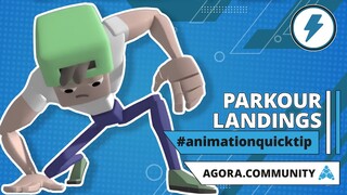 ⚡Animation Quicktip | Parkour Landings