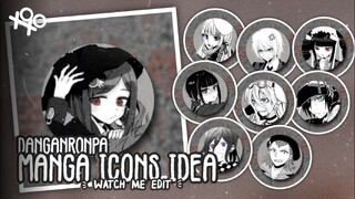 ⋆.ೃ࿔*:･ manga icon design idea - watch me edit | xoxoxantzu