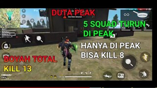 DUTA PEAK 5 SQUAD TURUN DI PEAK - FREE FIRE