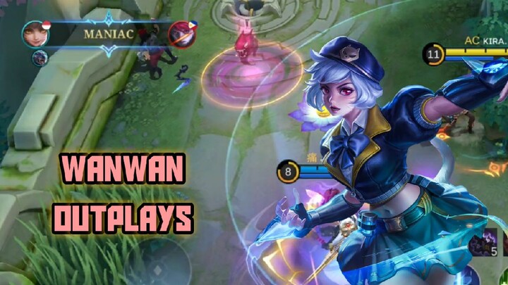 Wanwan Outplays||Maniac Gameplay