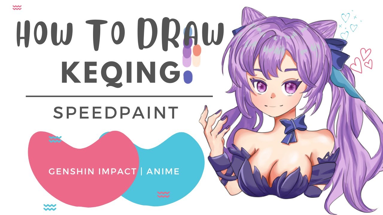How to Draw : Keqing [Genshin Impact], Tutorial