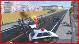 Red Shecker VS 1000 Police || SAKURA School Simulator