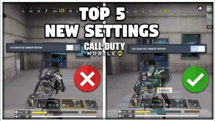 TOP 5 NEW SETTINGS EXPLAINED IN CALL OF DUTY MOBILE | CODM TIPS AND TRICKS