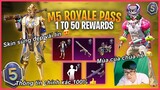 THÔNG TIN CHÍNH XÁC ROYALE PASS M5 TỪ MỐC LV 1 ĐẾN 50 | SKIN ĐỒ, SÚNG KAR 98 CỰC ĐẸP || PUBG MOBILE