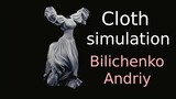 Cloth simulation Houdini Marvelous Designer Bilichenko Andriy Demo Reel