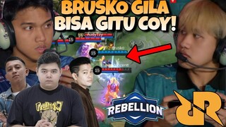 GILA BRUSKO BARBAR BANGET TARGETINGNYA !! DILUAR NURUL !! RRQ VS REBELLION MATCH 2 - MPL S13