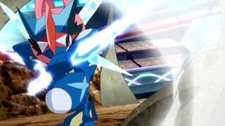 This battle of Greninja is so cool!