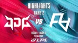 JDG vs RA | Highlights - Game 2 | Tuần 9 Ngày 4 | LPL Mùa Xuân 2022
