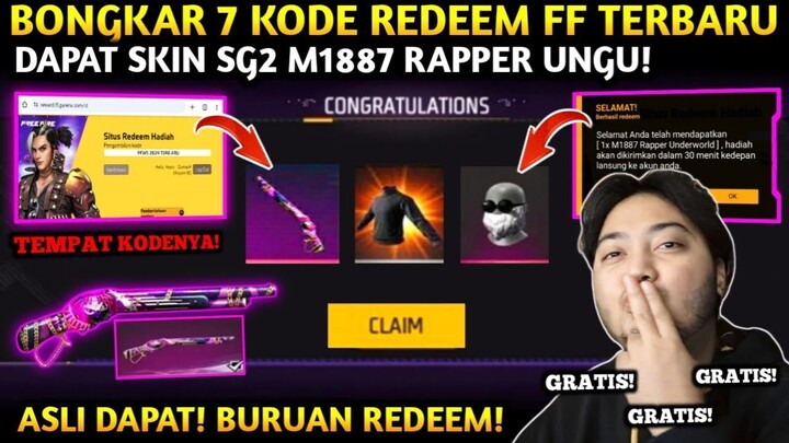 AUTO SULTAN‼️7 KODE REDEEM FREE FIRE TERBARU 5 AGUSTUS 2024 HARI INI