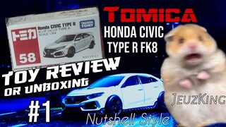 Honda Civic TYPE R FK8 Tomica NO.58 Unboxing