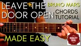 Bruno Mars - Leave The Door Open Chords (Guitar Tutorial) for Acoustic Cover