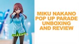 Quintessential Quintuplets - Miku Nakano Pop Up Parade by Good Smile Company Review and Unboxing