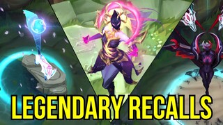 All 78 Legendary Skins Recalls | League of Legends