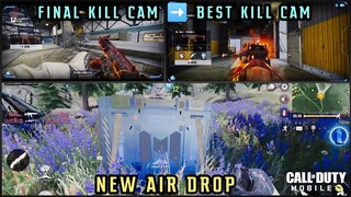 *NEW* FINAL KILL CAM CHANGED TO BEST KILL CAM |  NEW AIRDROP WITH MYTHIC WEAPONS