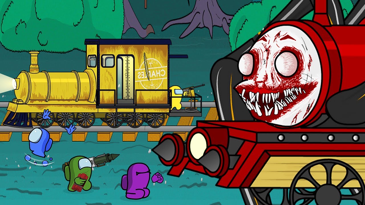 CHOO CHOO CHARLES vs. TRAIN EATER?! (Cartoon Animation) 