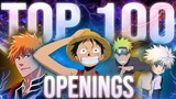 Top 100 Anime Openings Of All Time By Group Rank (German)
