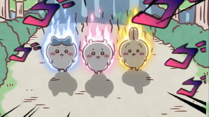 Chiikawa The three brothers are noble under the moon! This is the correct way to open the aura