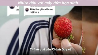 Học snh của tôi nó ăn chôm chôm cắt lông #haihuoc #funny