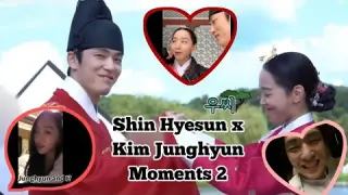 Shin Hyesun x Kim Junghyun cute and playful moments Part 2