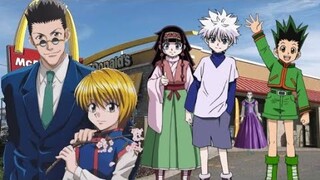 Hunter x hunter characters goes to McDonald's!! | {HxH texts} | Pt. 1/?