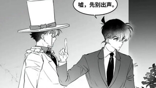 Hôm nay mình đăng một bức ảnh nhỏ về Kudo Shinichi và Kaitou Kidd, hehe.