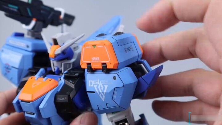 MH01 Duel Warrior + เกราะเสริม ผลิตภัณฑ์สำเร็จรูปโลหะผสม 1/72