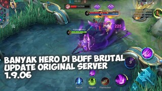 UPDATE BESAR ORIGINAL SERVER PHOVEUS REVAMP, ZHASK, CICI, THAMUZ, MASHA DI BUFF - MOBILE LEGENDS