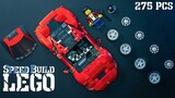 LEGO Ferrari Tributo 8| Speed Build |Beat building Lego Speed Champion🏆