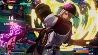 KOF15　最強イスラ　遠距離強パンチから13Hit7割コンボ　一瞬で戦局を変える